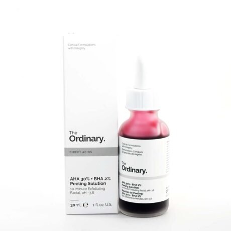 the ordinary aha 30% + bha 2% peeling solution