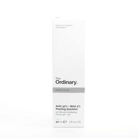 the ordinary aha 30% + bha 2% peeling solution