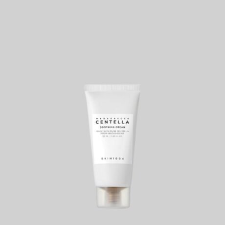 SKIN1004 Madagascar Centella Soothing Cream 30ml – Lightweight hydrating cream with Centella Asiatica, niacinamide, and ceramides for soothing sensitive skin and strengthening the skin barrier.